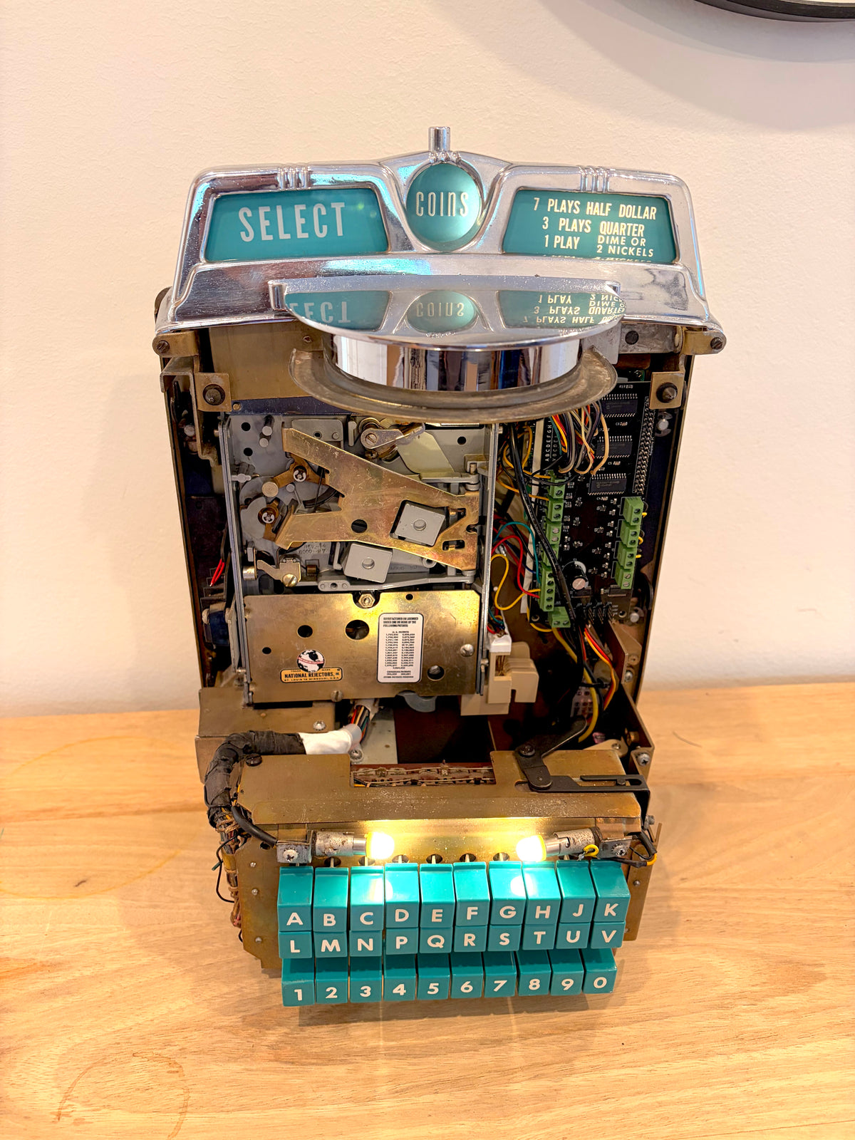 Wurlitzer 5250 Jukebox Wallbox - Working & Restored - MP3/Bluetooth/AirPlay