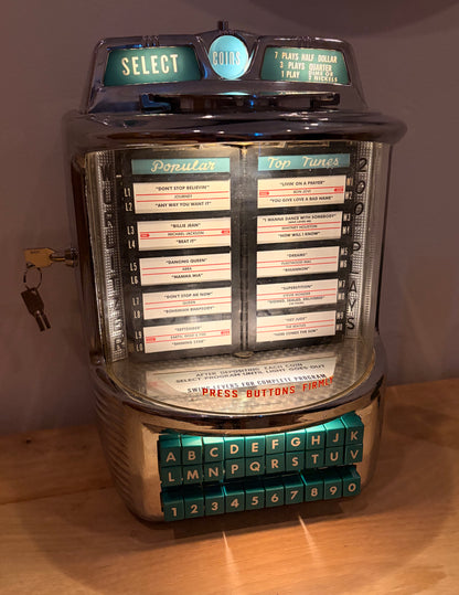 Wurlitzer 5250 Jukebox Wallbox - Working & Restored - MP3/Bluetooth/AirPlay